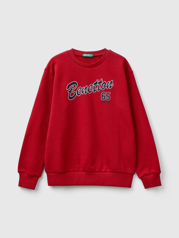 Sudadera con estampado de logotipo Niño