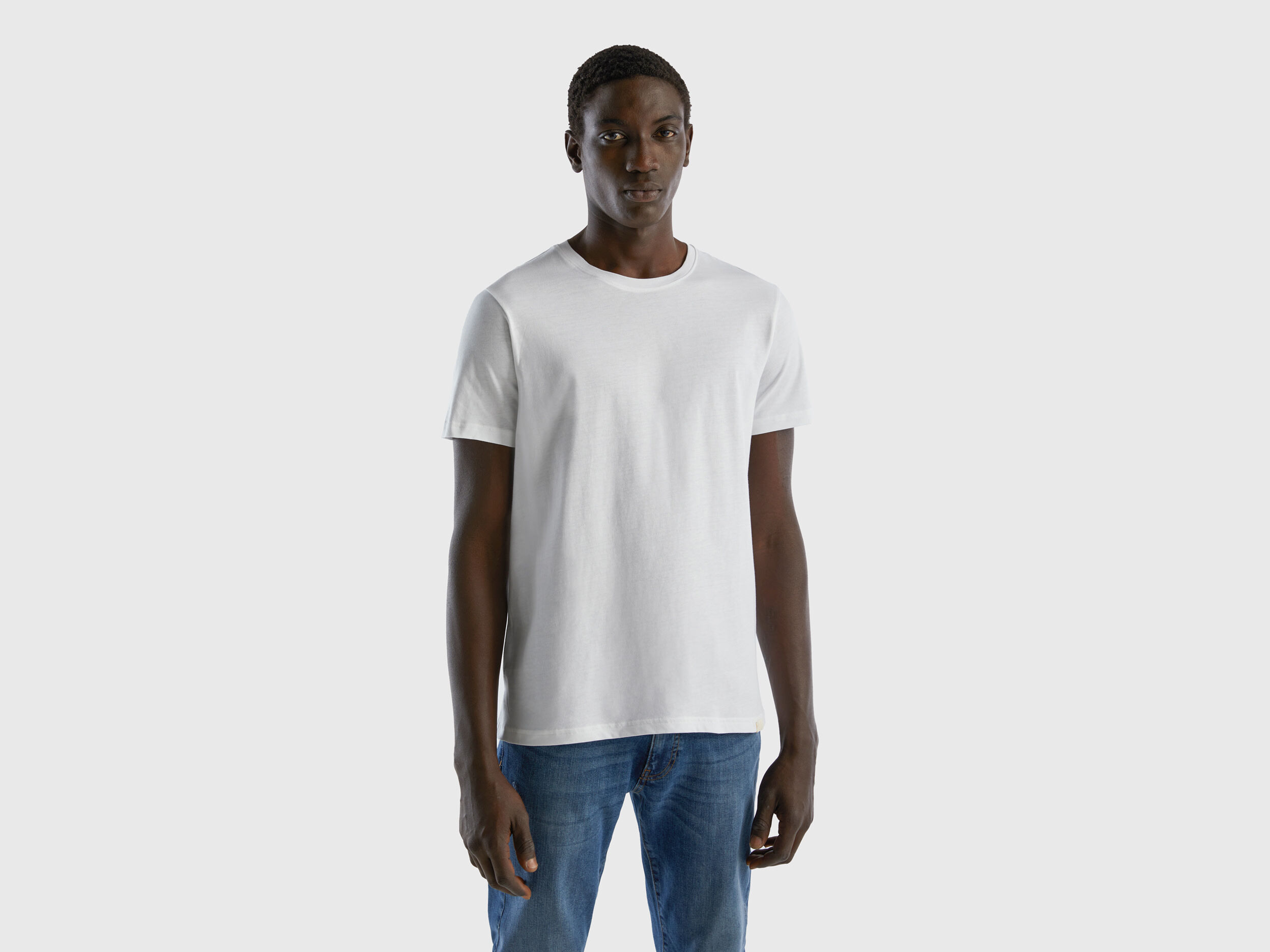 Camiseta blanca Blanco Benetton