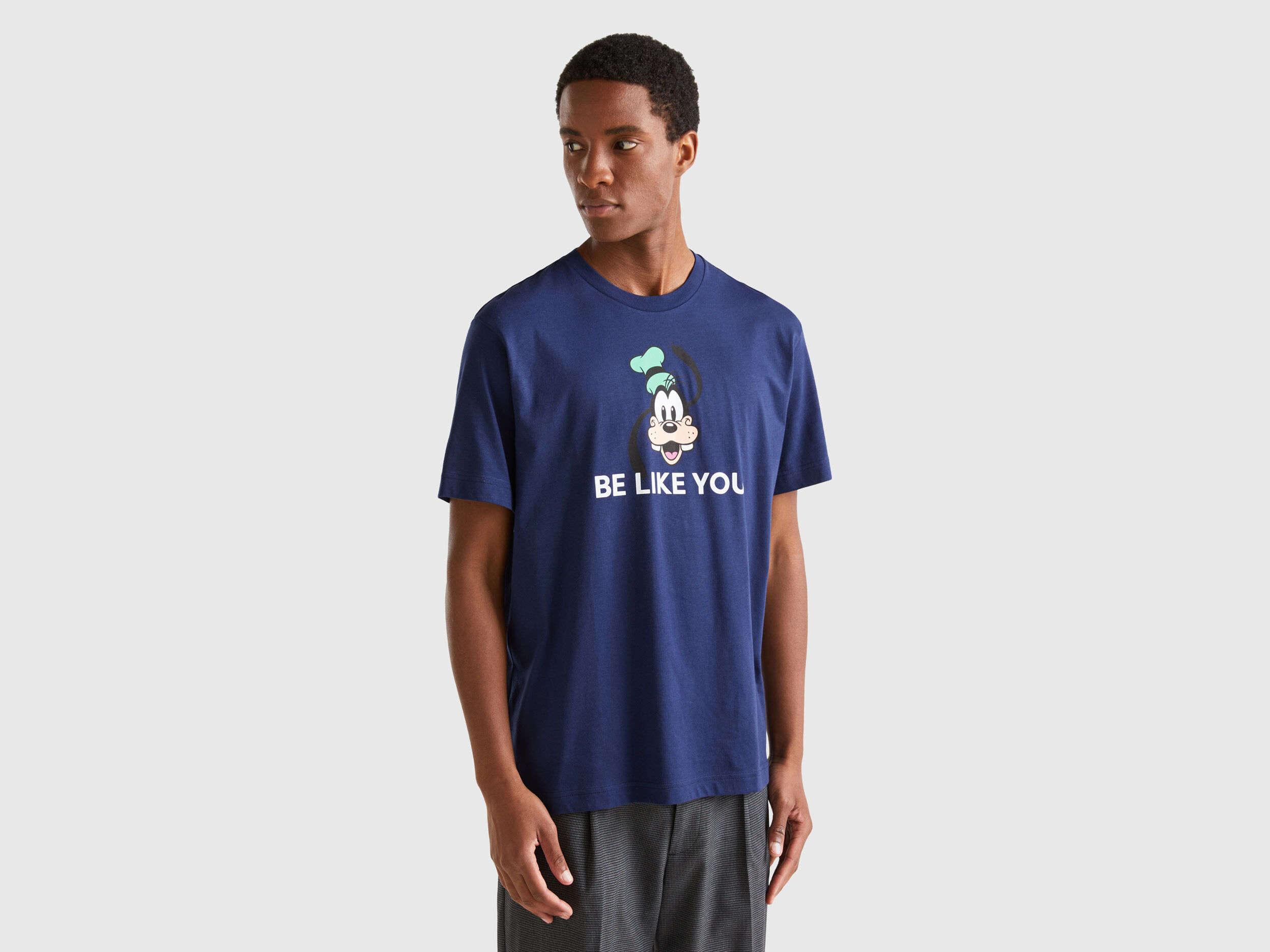 Camiseta azul oscuro de Goofy Azul Oscuro Benetton