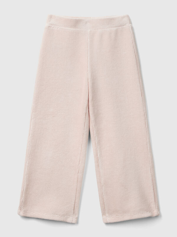 Pantalón amplio de chenilla Niña