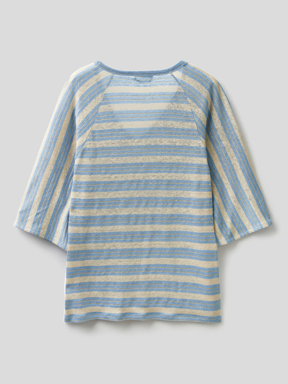 Camiseta de rayas con manga francesa image number null