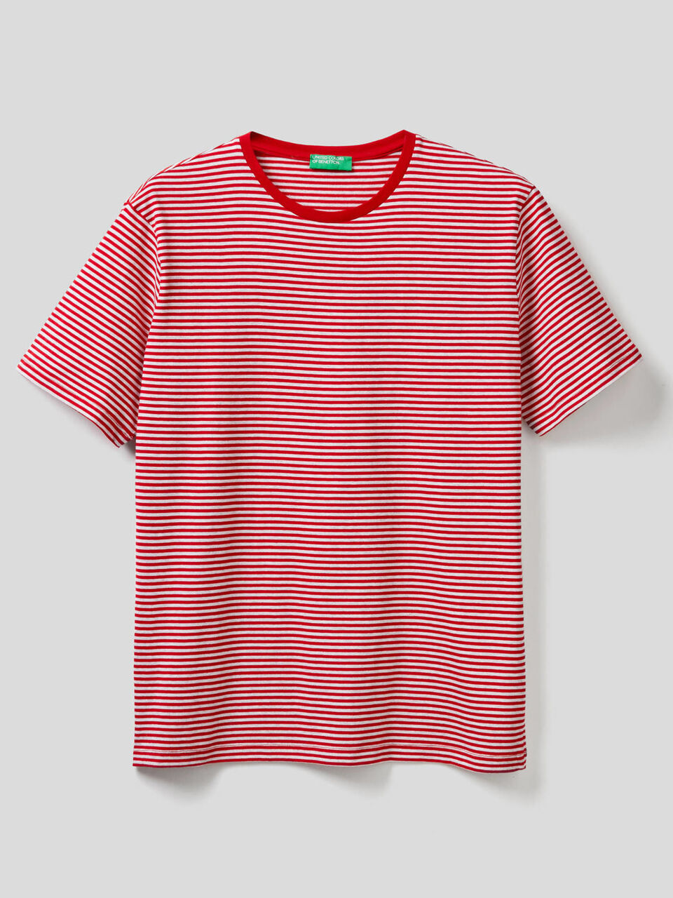 Camiseta de rayas de algodón 100 % Hombre image number 1