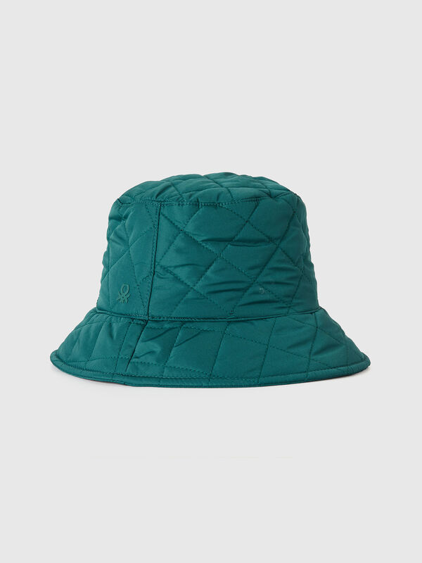 Gorro acolchado de estilo pescador Mujer