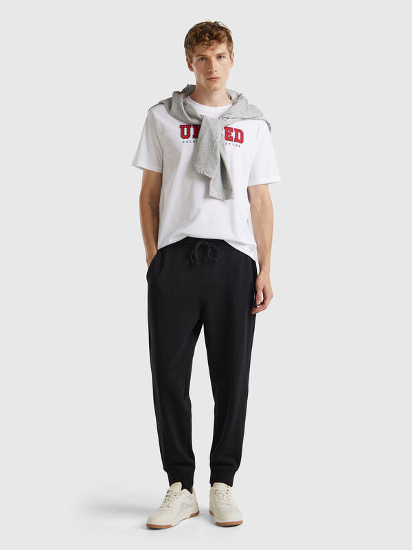 Joggers de felpa de algodón orgánico Hombre