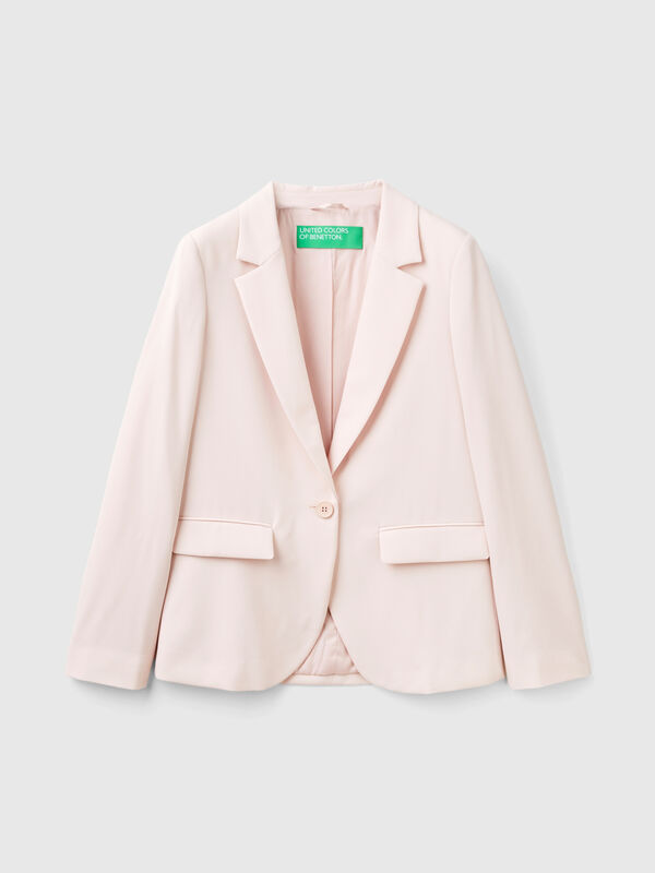Blazer de viscosa mixta elástica Mujer