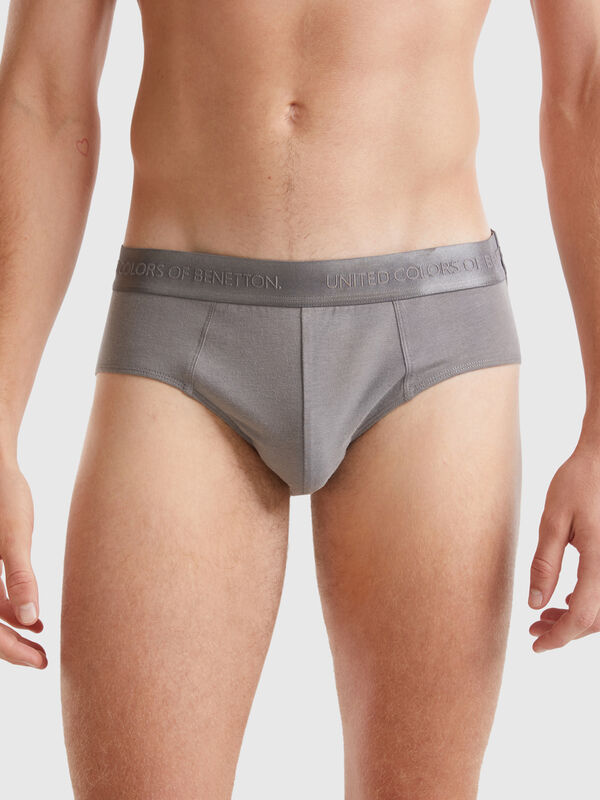 Slip de lyocell mixto Hombre