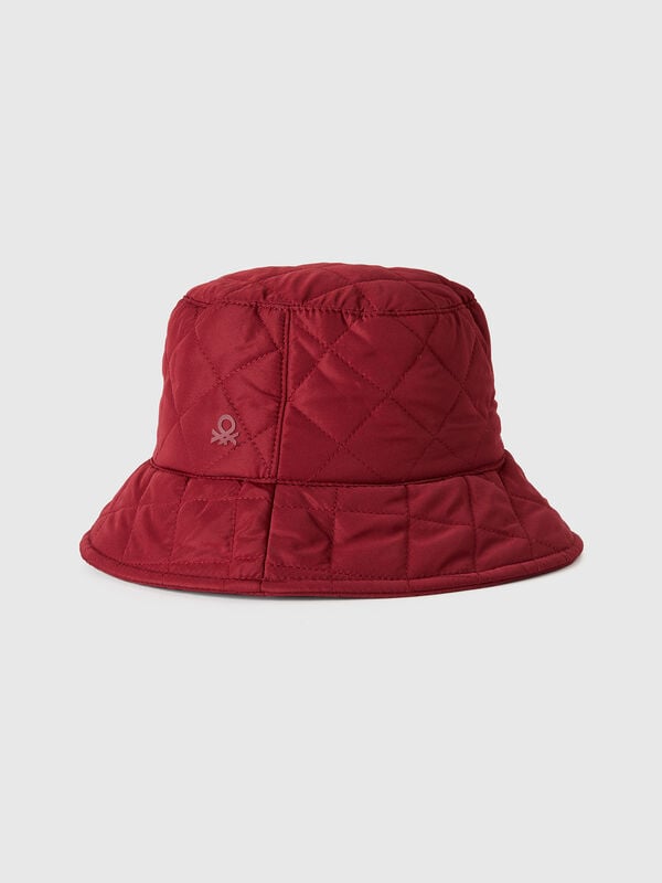 Gorro acolchado de estilo pescador Mujer