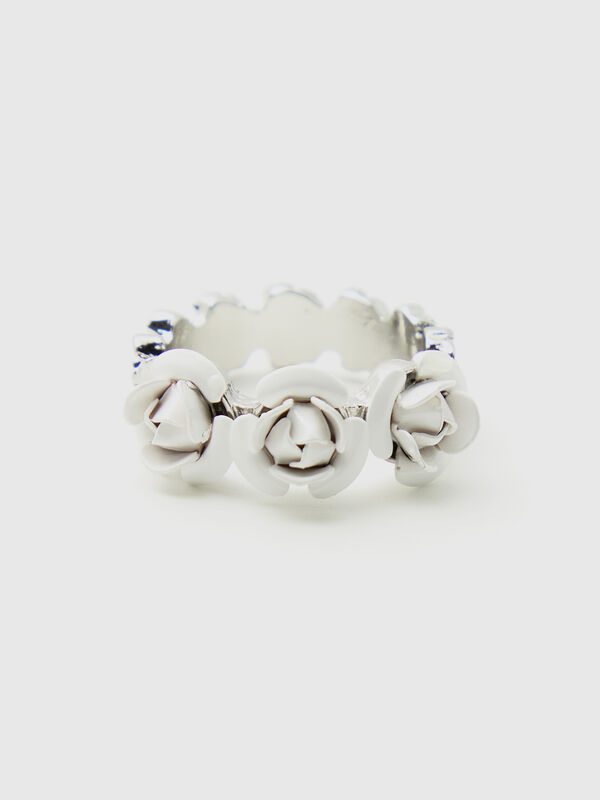 Anillo con rosas Mujer