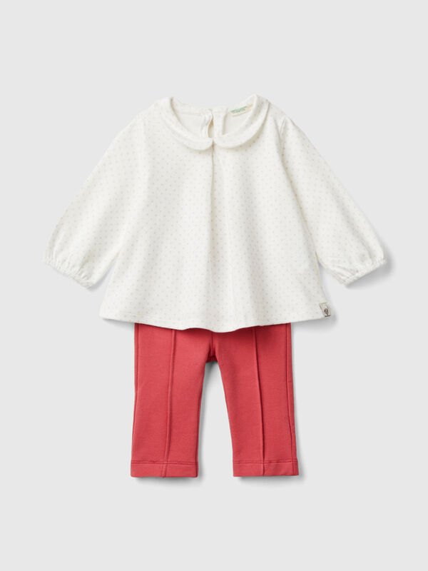 Conjunto de blusa y pantalón Recién nacidos