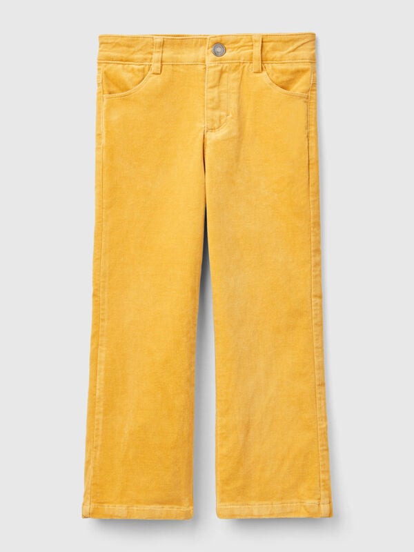Pantalón de terciopelo evasé Niña