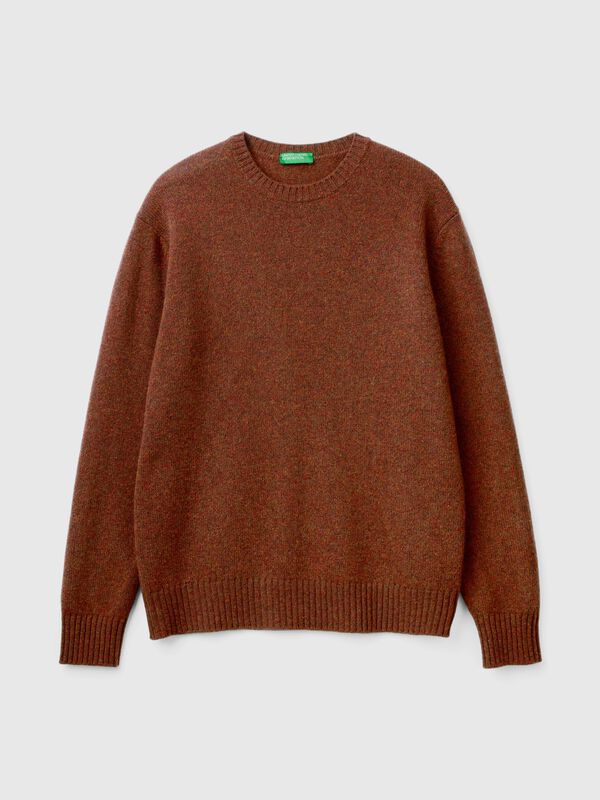 Jersey de lana Shetland Hombre