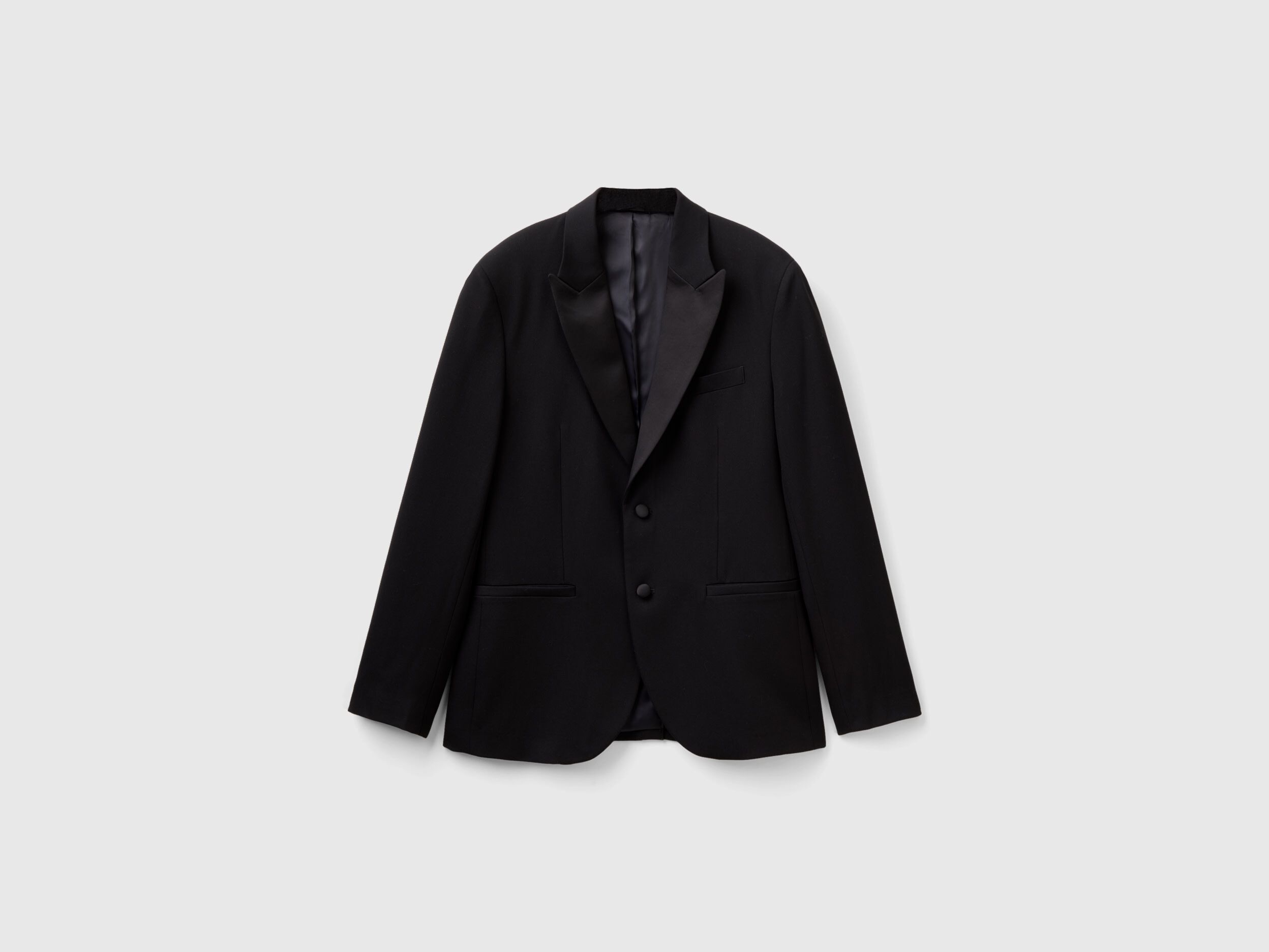 Chaqueta elegante slim fit Negro Benetton