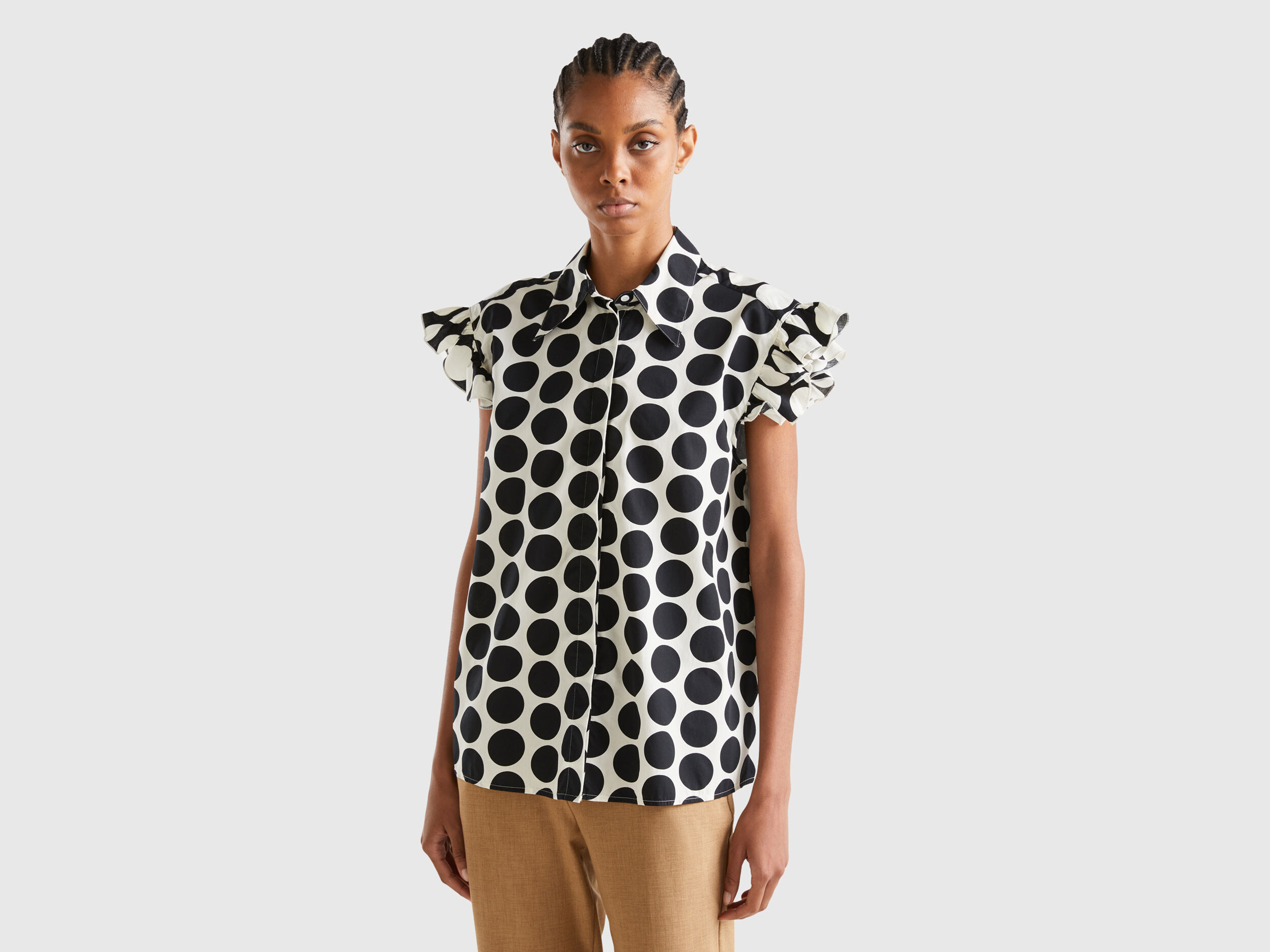 Camisa lunares mujer on sale