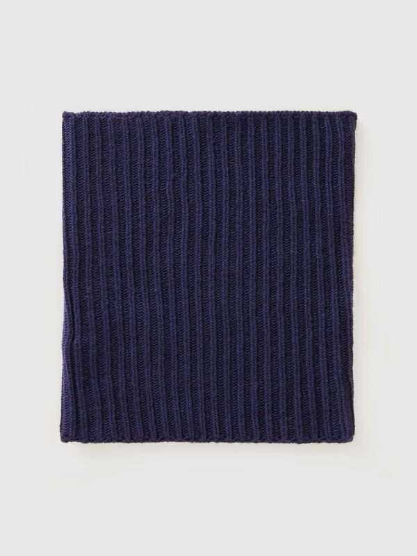 Cuello de lana mixta Mujer
