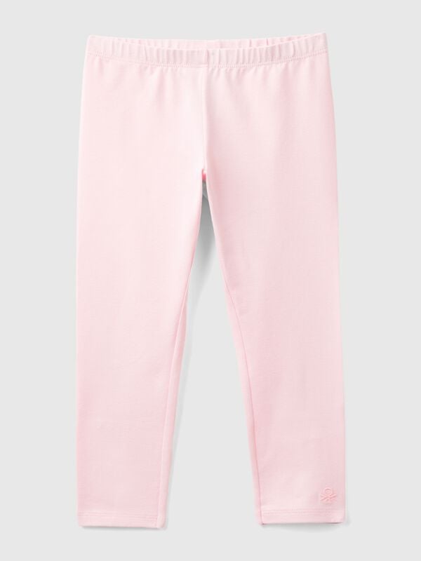 Leggings de algodón elástico Niña