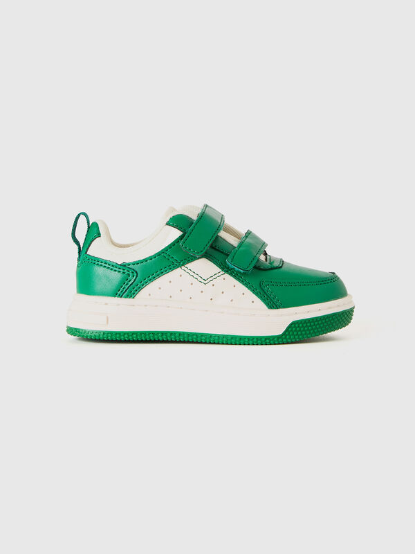 Sneakers bajas en tela de efecto piel Niño
