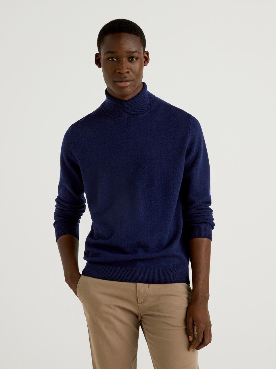 Jerséis Cuello Alto Hombre Nueva Colección 2022 | Benetton