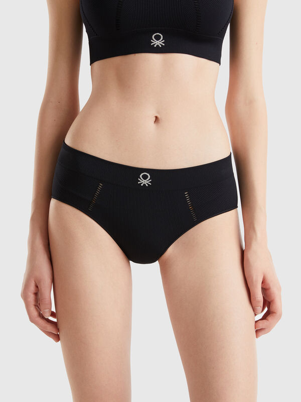 Culotte de nailon mixto reciclado Mujer