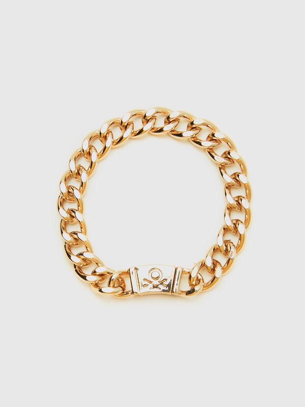 Pulsera de cadena dorada Mujer