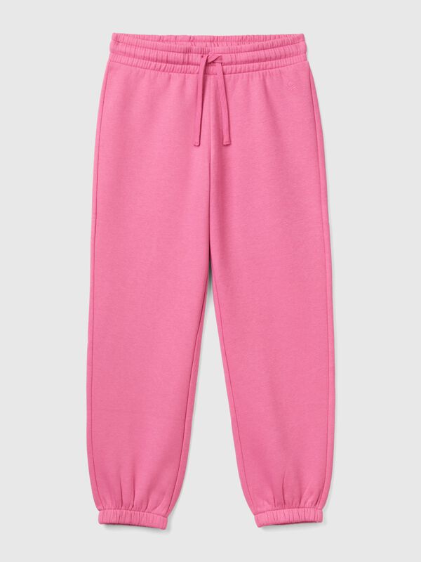 Pantalón deportivo de felpa con cordón Niña