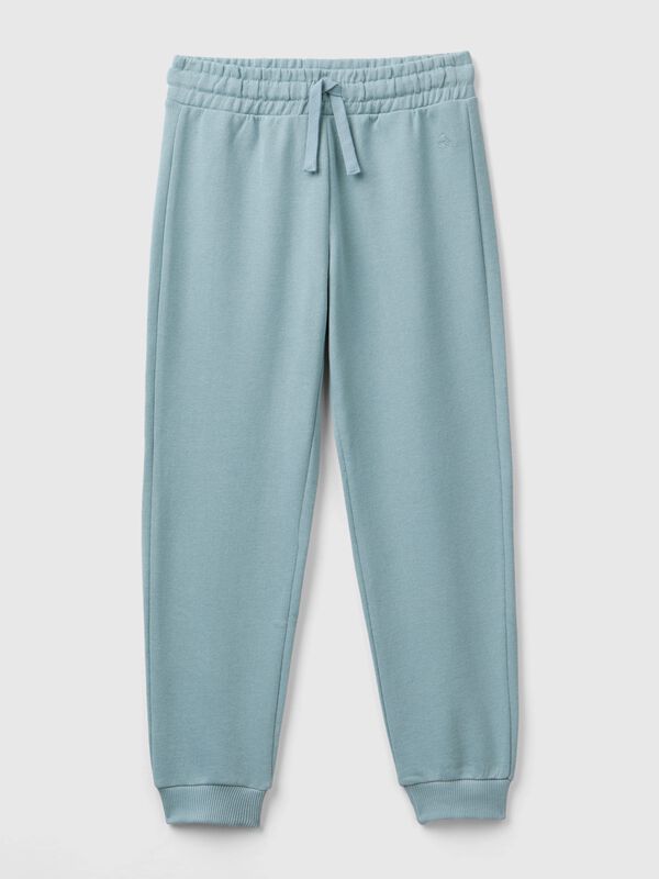 Pantalón de felpa con logotipo Niña
