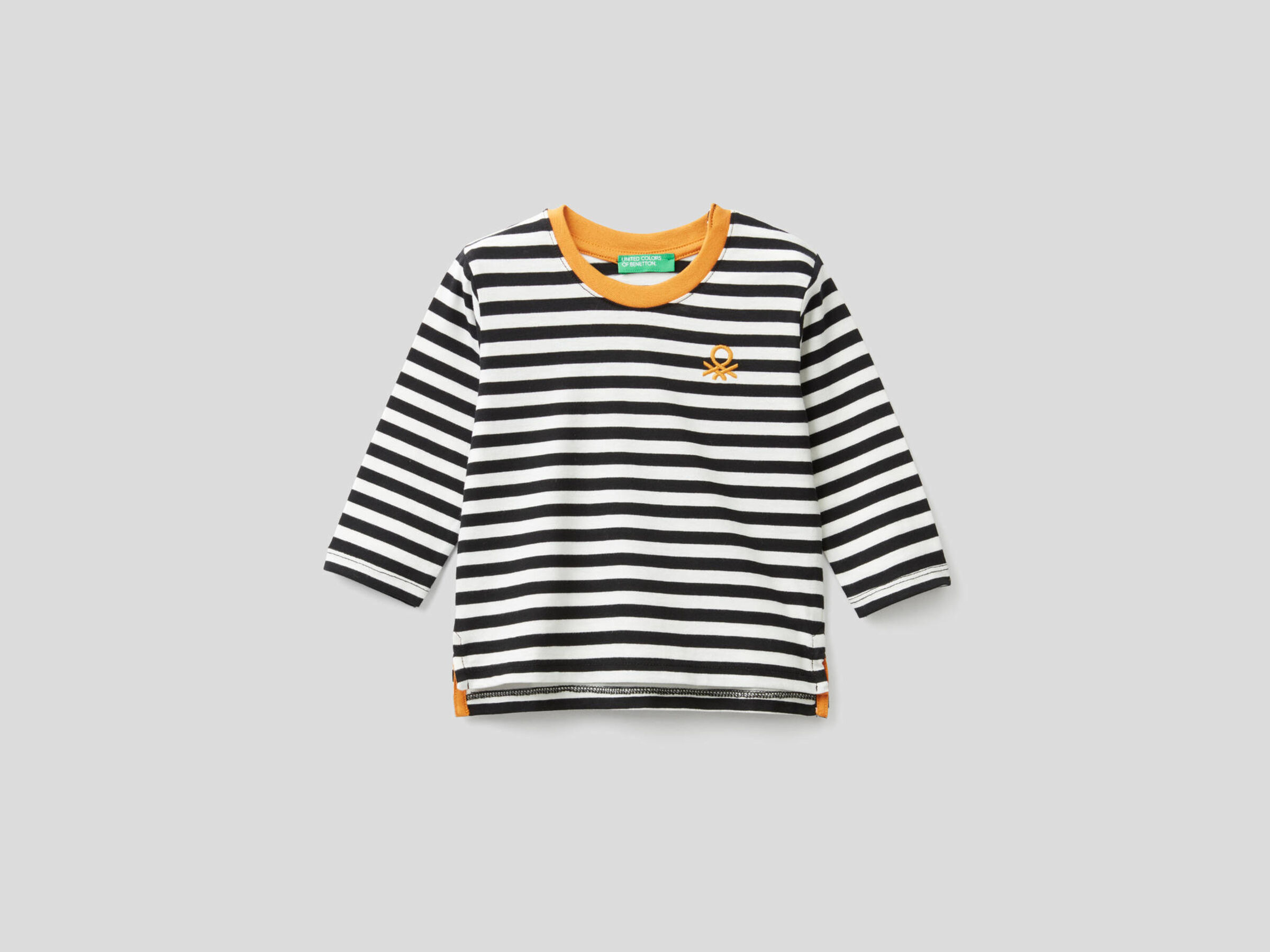 Camiseta de rayas de algodón orgánico image number null