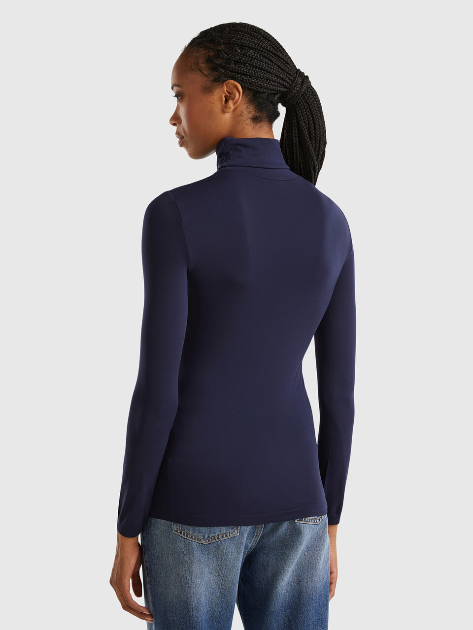 TURTLE NECK SWEATER Mujer image number null