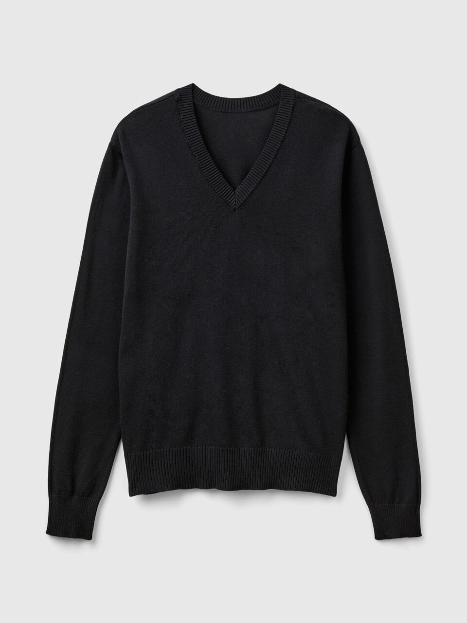 V NECK SWEATER L/S Mujer image number 1