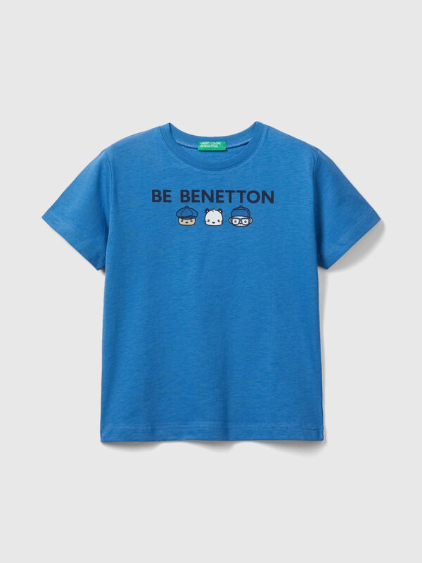 Camiseta de 100 % algodón orgánico con estampado Niño
