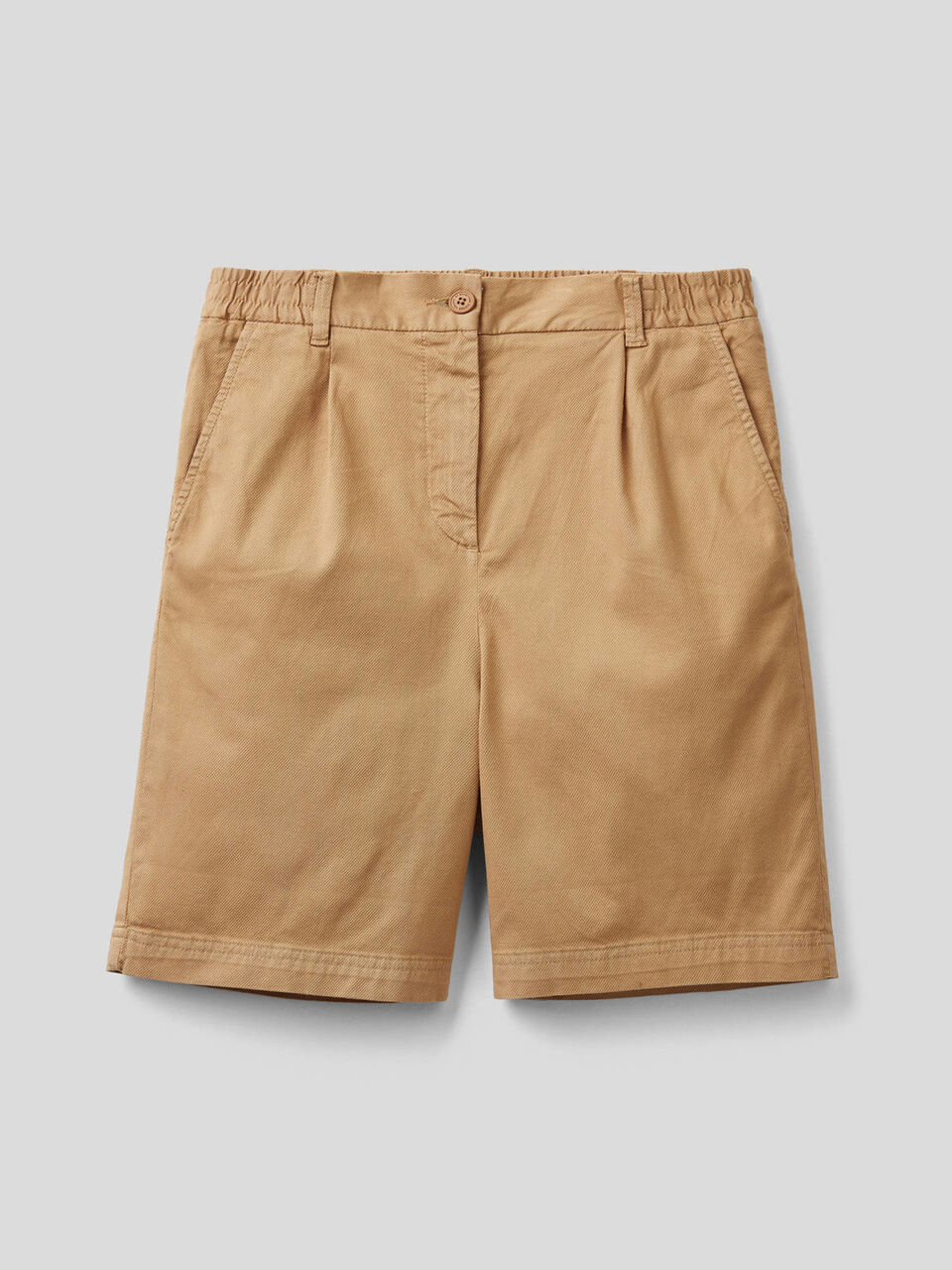 Bermudas lisas de algodón elástico image number null