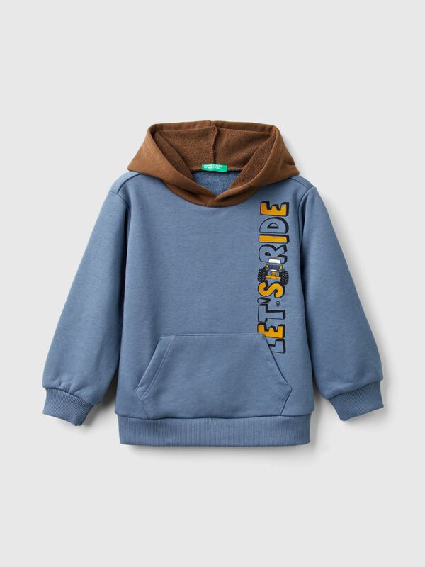 Sudadera con capucha y estampado Niño