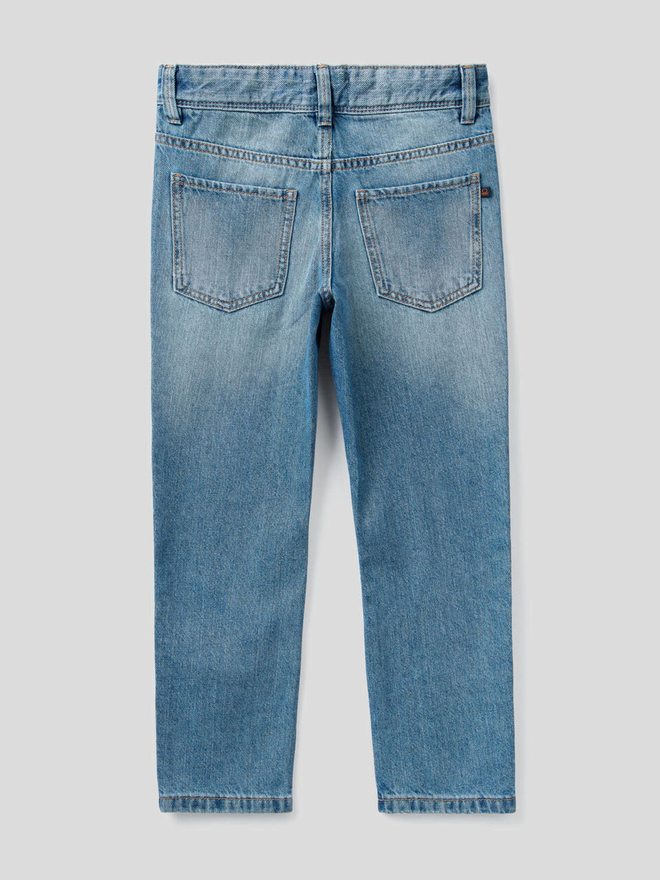 Vaqueros rectos en denim de 100 % algodón image number 2