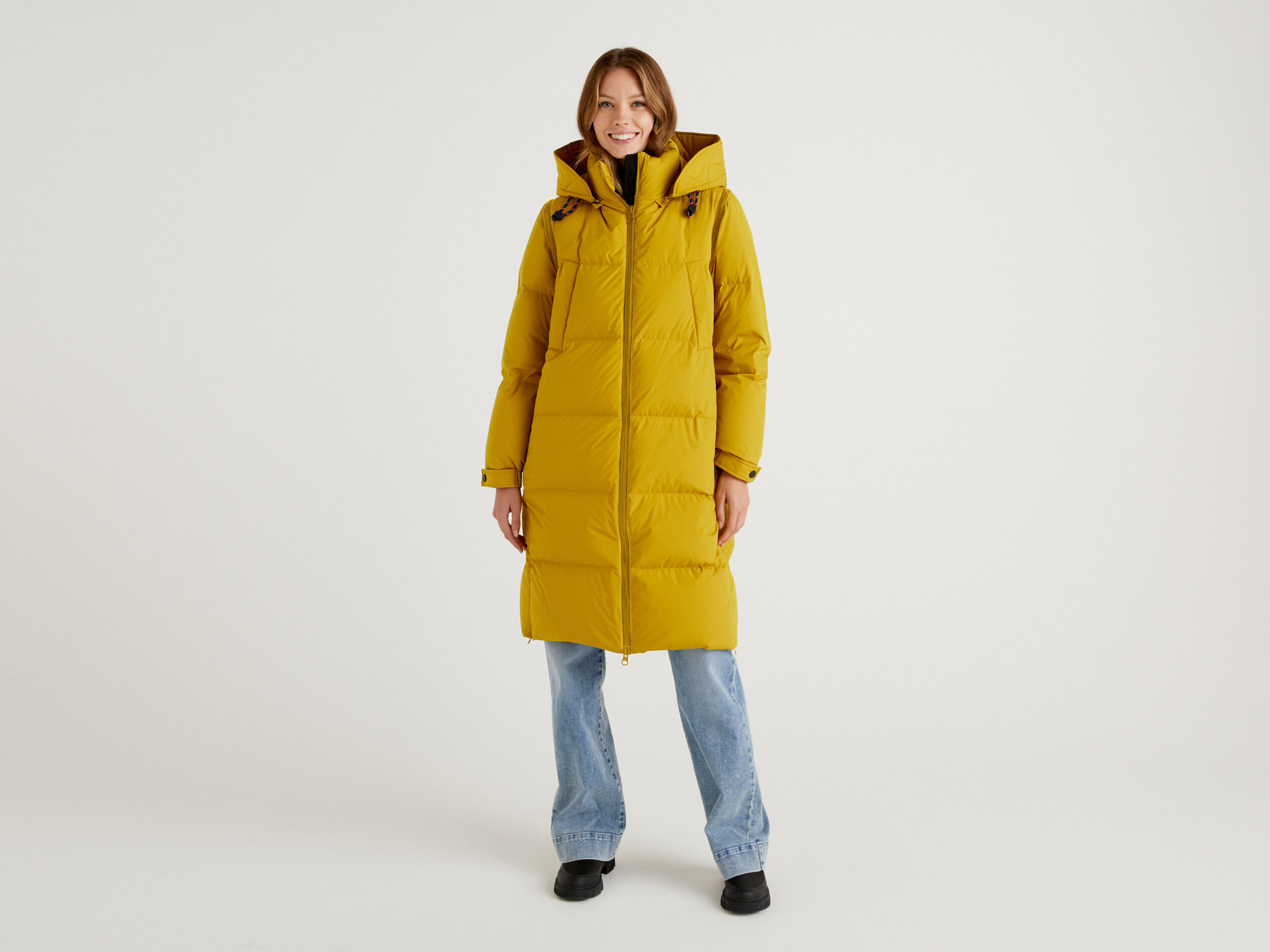 Plumifero sales mujer amarillo