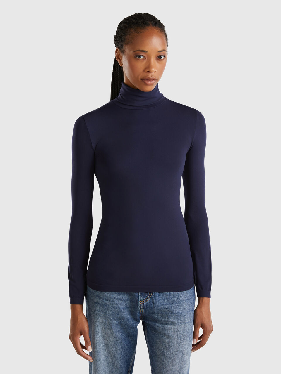 TURTLE NECK SWEATER Mujer image number null