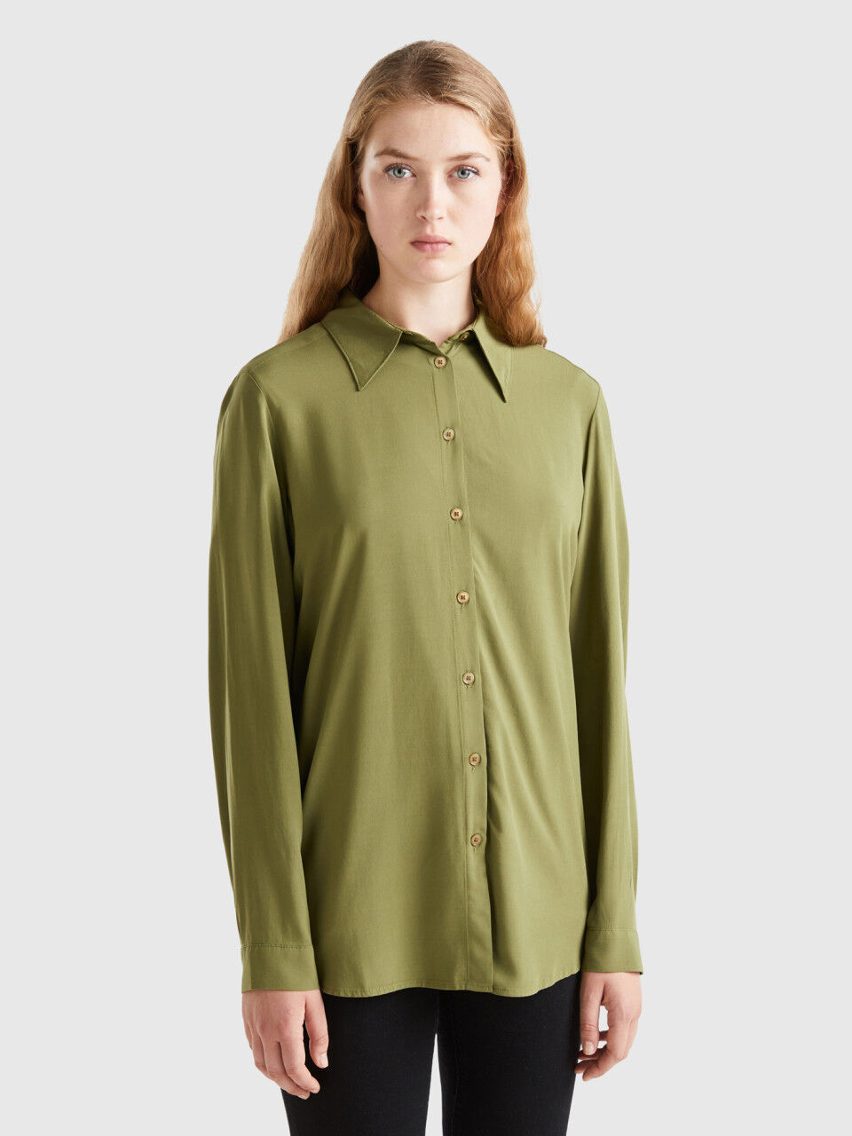 Camisetas basicas benetton mujer online