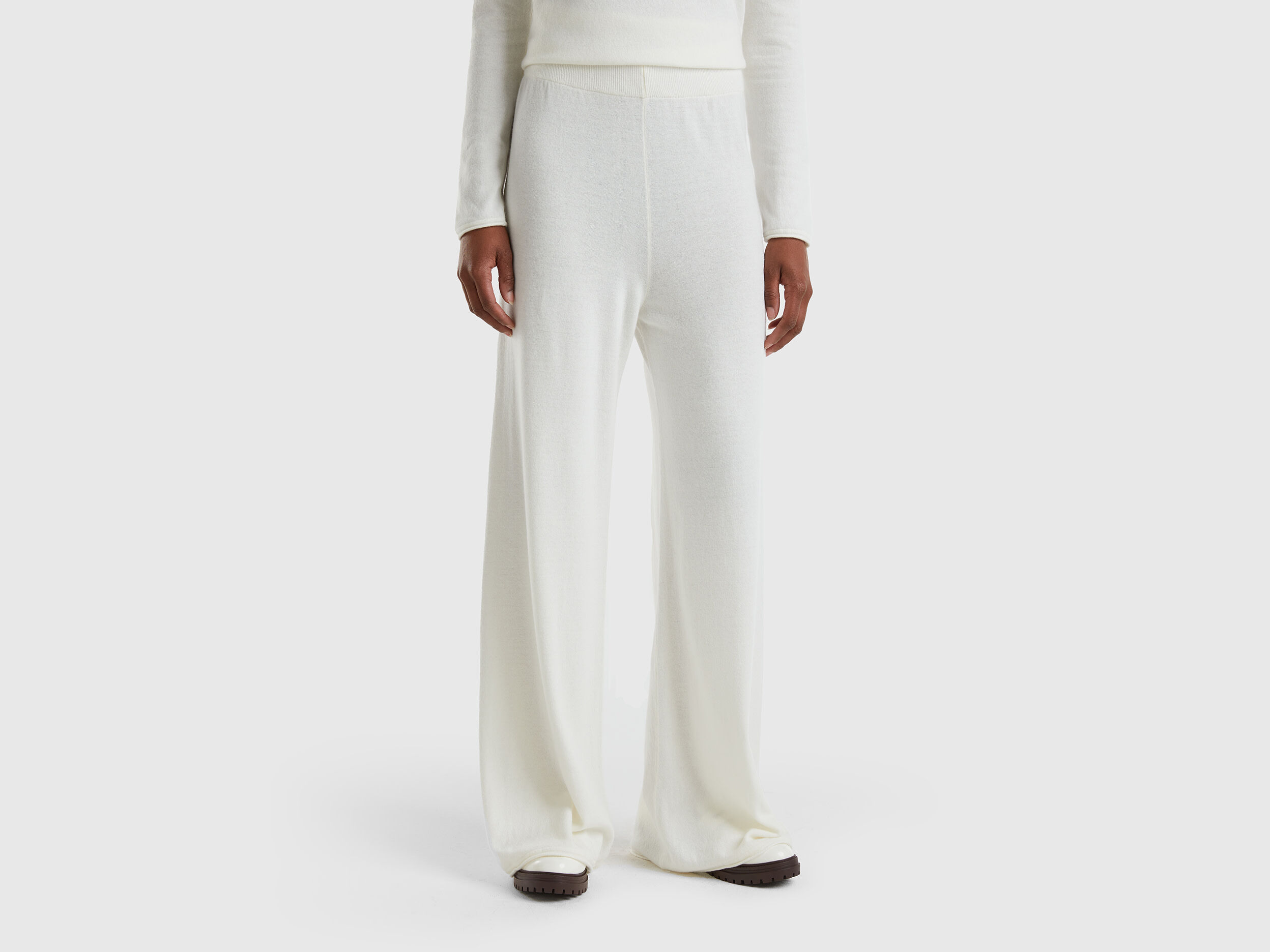 Pantaloni lana benetton outlet