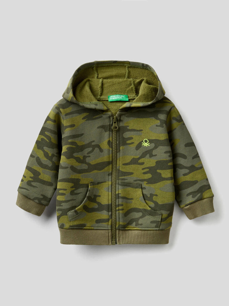 Sudadera estampada de algodón puro image number 1