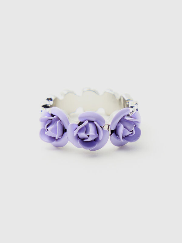 Anillo con rosas Mujer