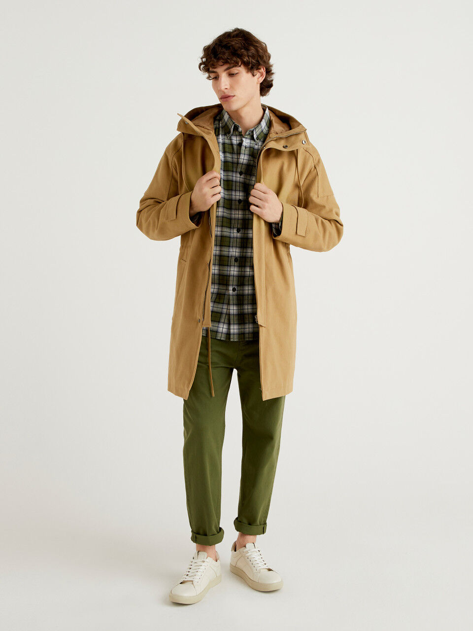 Parka pa帽o hombre on sale