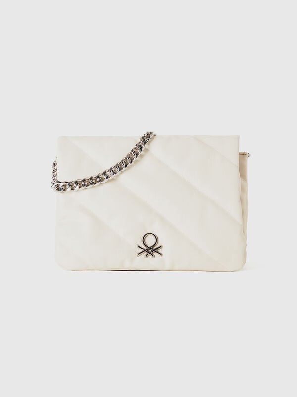 Bolso mediano con bandolera de cadena Mujer