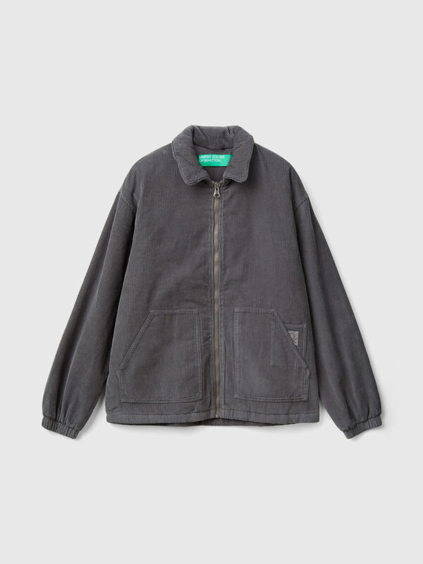 Chaqueta acolchada de pana Hombre