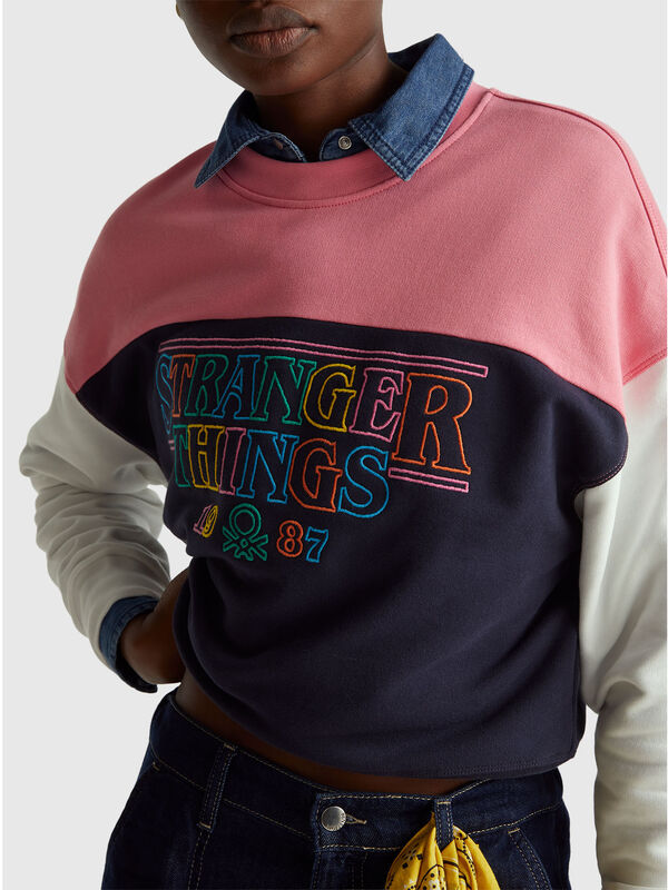 Sudadera con estampado de Stranger Things Mujer