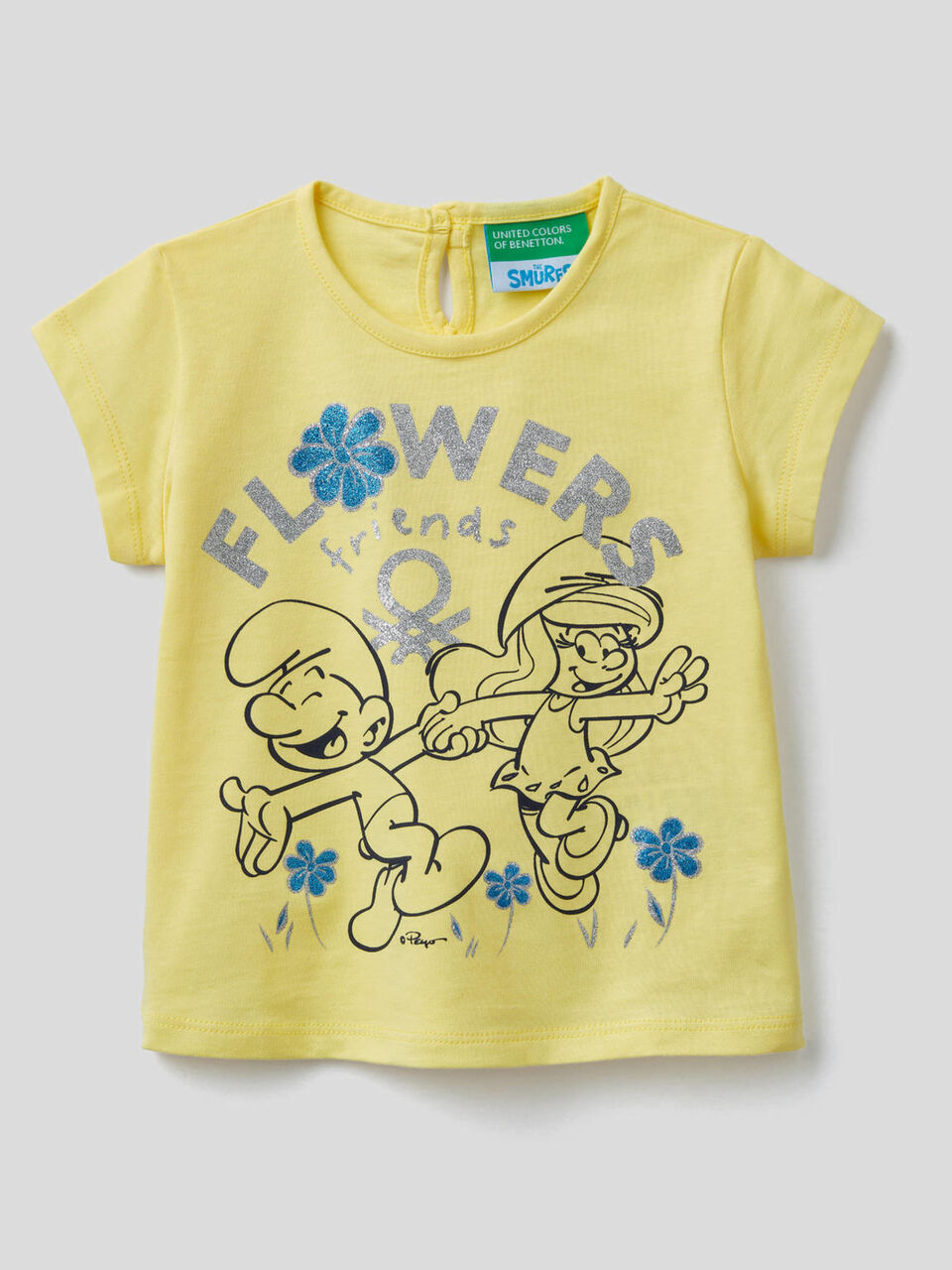 Camiseta con estampado de pitufos image number 1