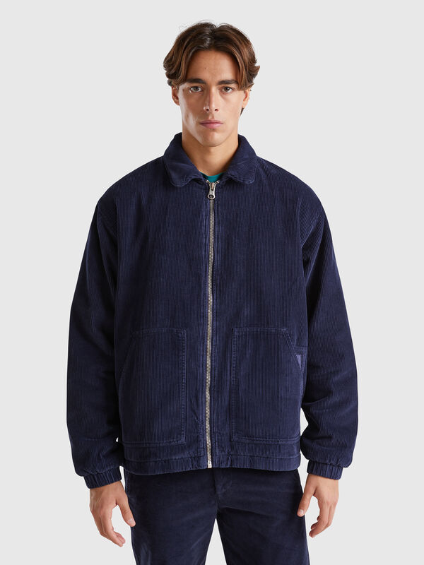 Chaqueta acolchada de pana Hombre
