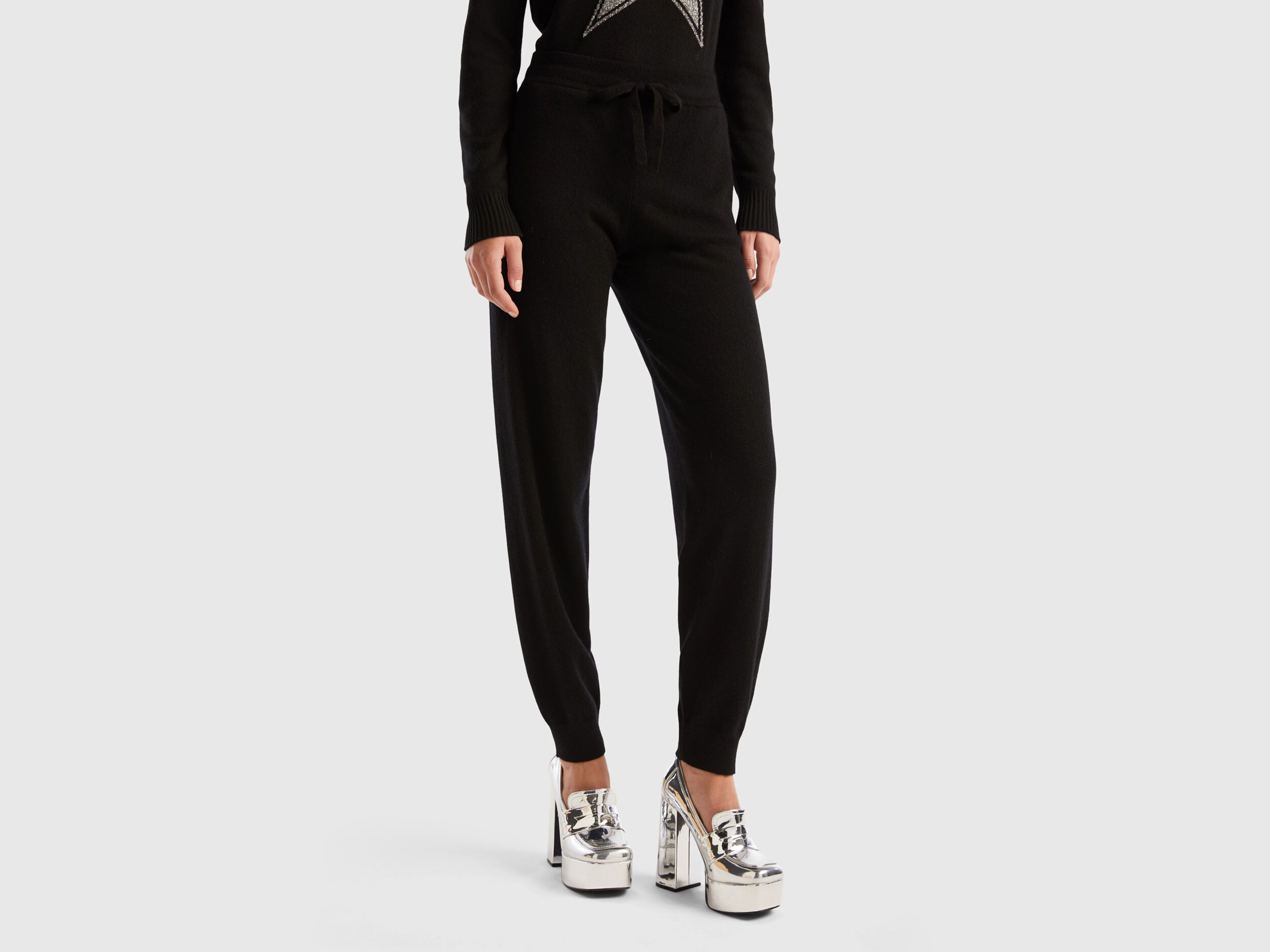 Pantaloni cashmere benetton shop