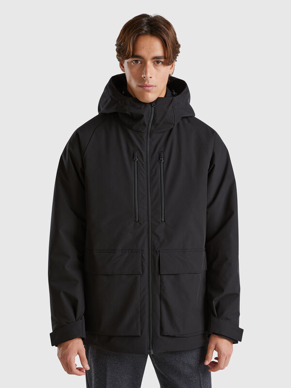 Parka corta acolchada Hombre