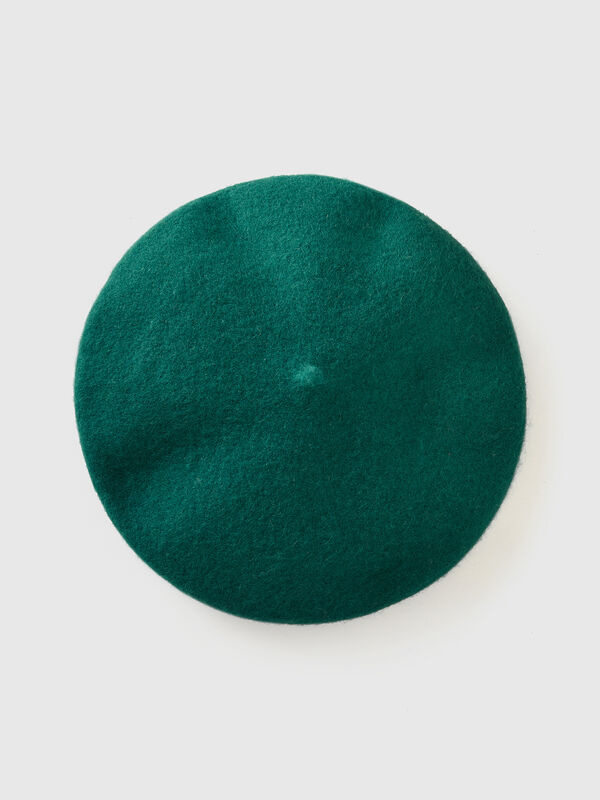 Boina clásica de lana mixta Mujer