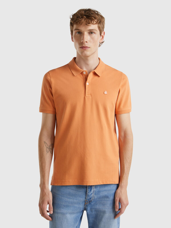 Polo ámbar slim fit Hombre