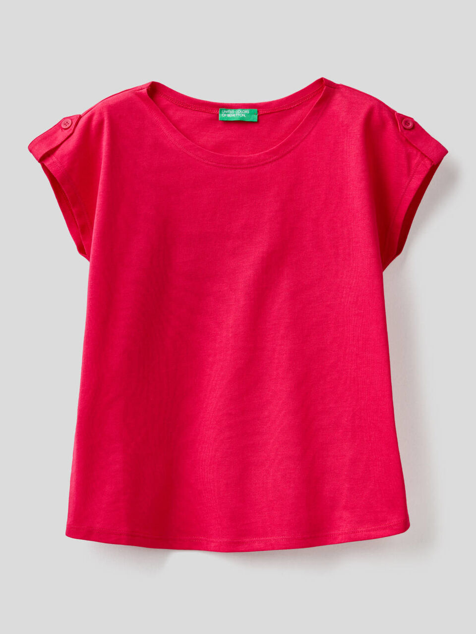 Camiseta lisa de 100% algodón image number 1