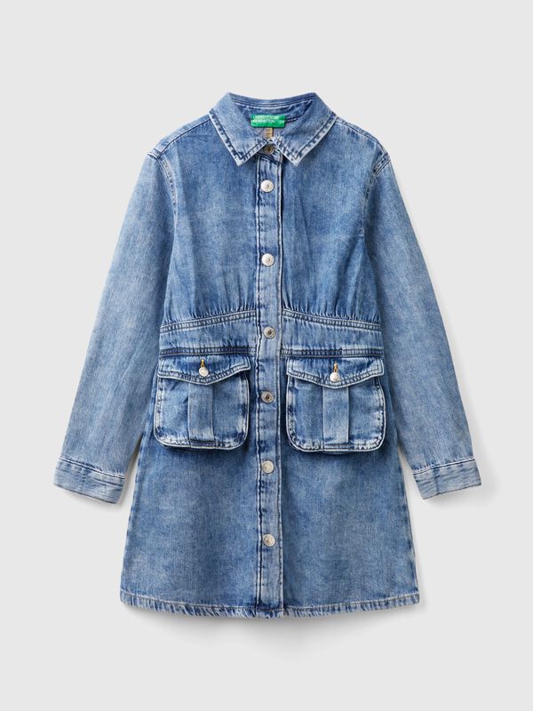 Vestido camisero vaquero Niña